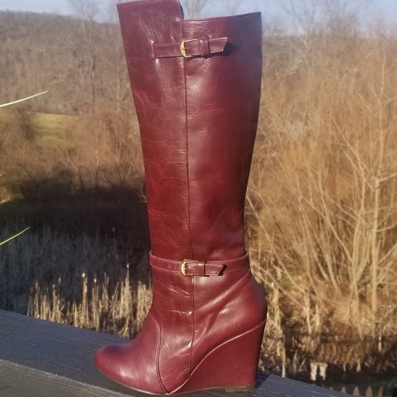 Sangria Knee High Boots - Picture 9 of 11
